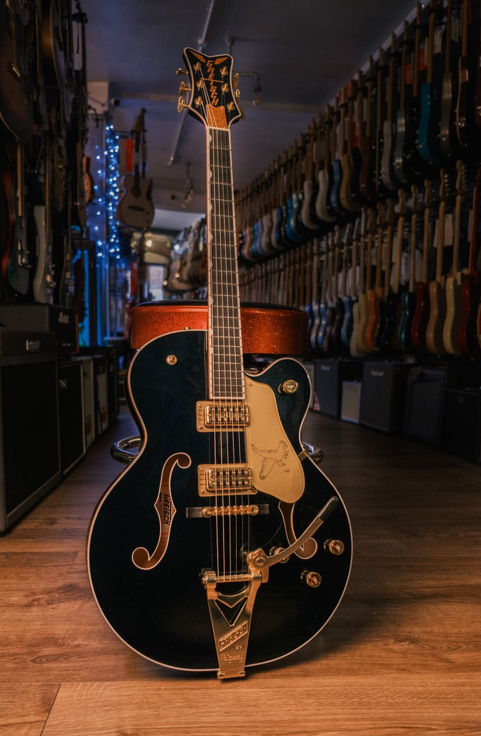 Gretsch black deals falcon players edition