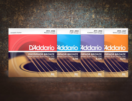 D'Addario Phosphor Bronze Acoustic Guitar Strings