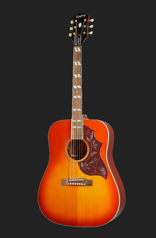 Epiphone Inspired By Gibson Hummingbird, Aged Cherry Sunburst