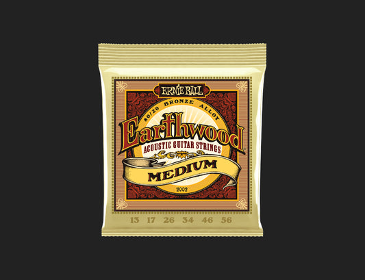 Ernie Ball Earthwood Medium 80/20 Bronze Acoustic Guitar Strings