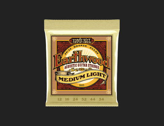 Ernie Ball Earthwood Medium Light 80/20 Bronze Acoustic Guitar Strings