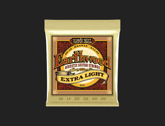 Ernie Ball Earthwood Extra Light 80/20 Bronze Acoustic Guitar Strings