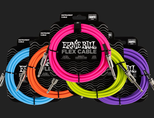 Ernie Ball Flex Instrument Cable 10ft