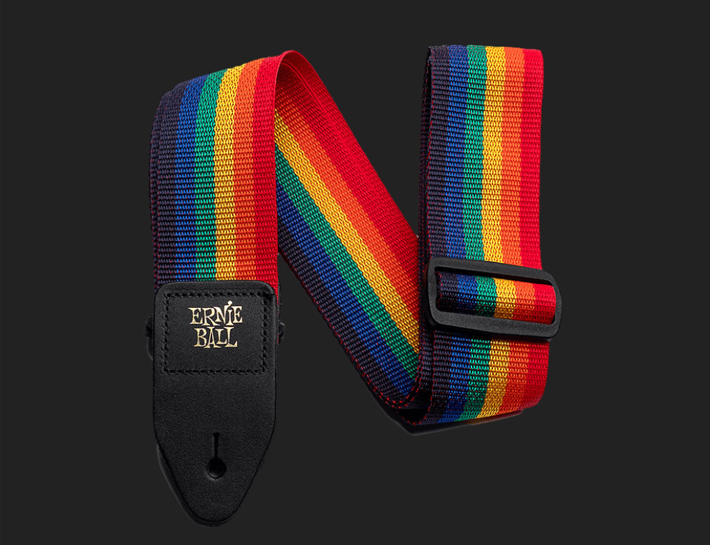 Ernie Ball Polypro Strap Rainbow