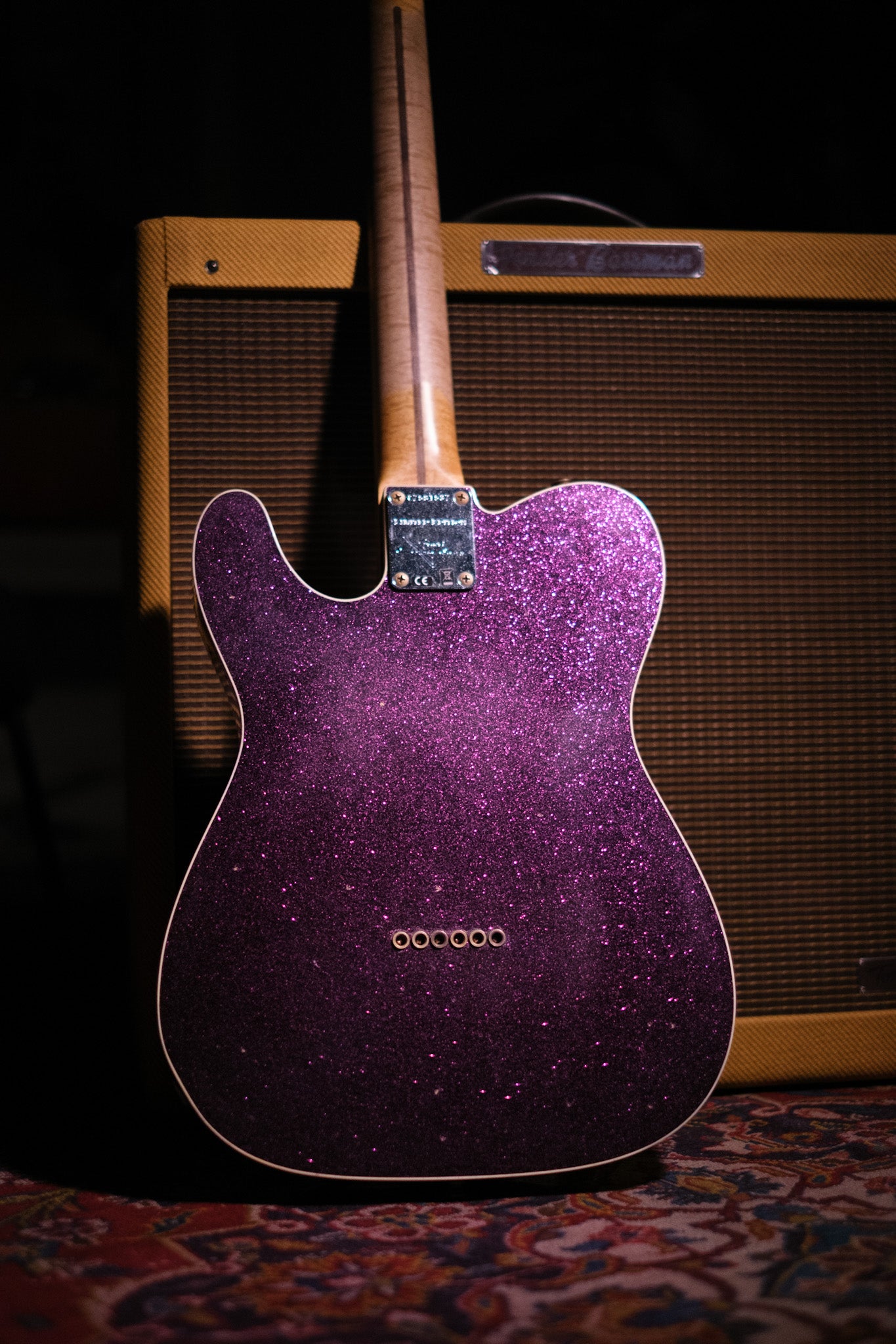 Fender Custom Shop Limited Edition Hotshot Telecaster Journeyman Relic Aged Magenta Sparkle