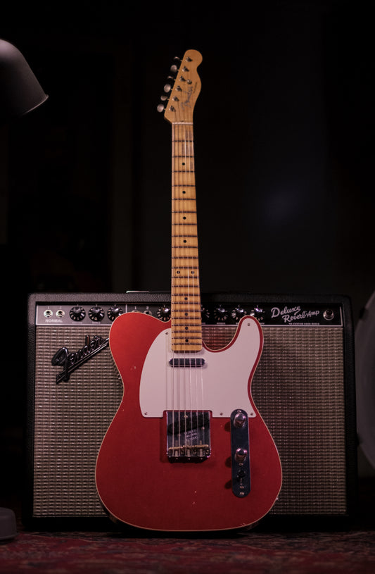 Fender Custom Shop Limited Edition S23 Reverse '50s Telecaster Custom, Journeyman Relic, Aged Candy Apple Red