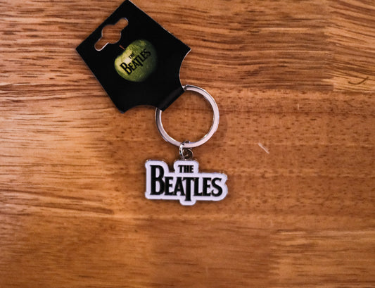 The Beatles Logo Keyring