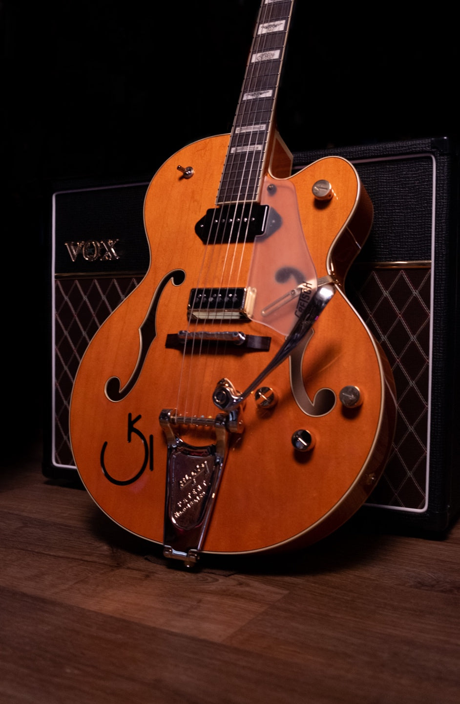 Gretsch eddie deals cochran signature